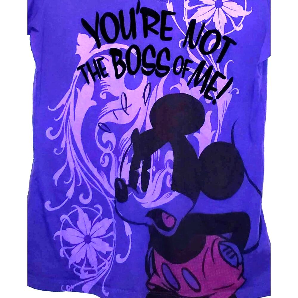 DISNEY YOURE NOT THE BOSS OF ME TSHIRT SZ L